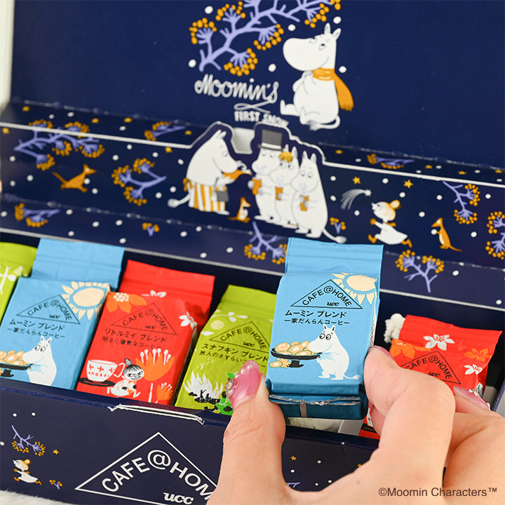 【送料無料】CAFE@HOME ムーミン谷 6P WINTER BOX&FIRST SNOWマグ&タオルハンカチ&ムーミンシュガー