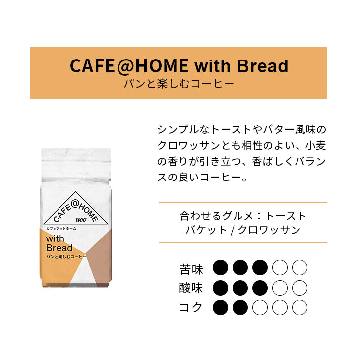 【新商品】CAFE@HOME Food with 6Pコーヒーセット &ペーパーバックぷちギフト