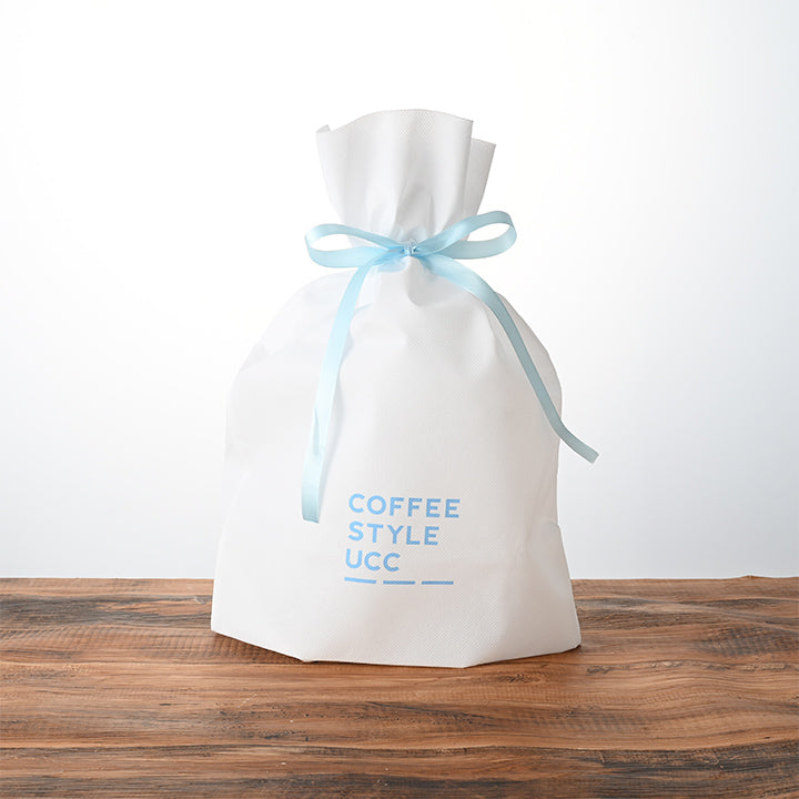【数量限定】【巾着袋付き】CAFE@HOME ムーミン谷 水出しアイスコーヒー 30g×4P ＆ボトルセット